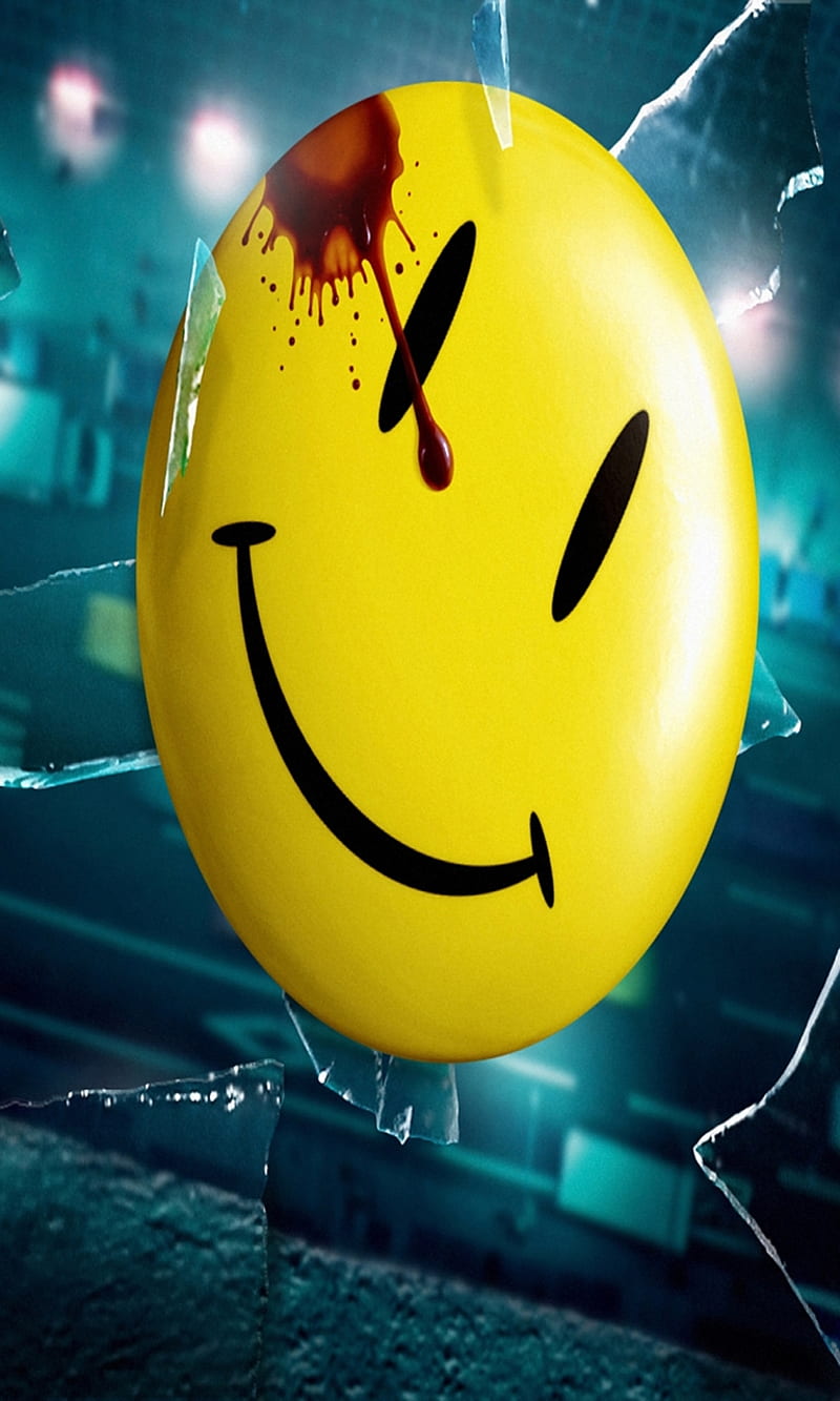 watchman, broke, comedy, cool, face, funny, glass, new, smiley, HD phone wallpaper