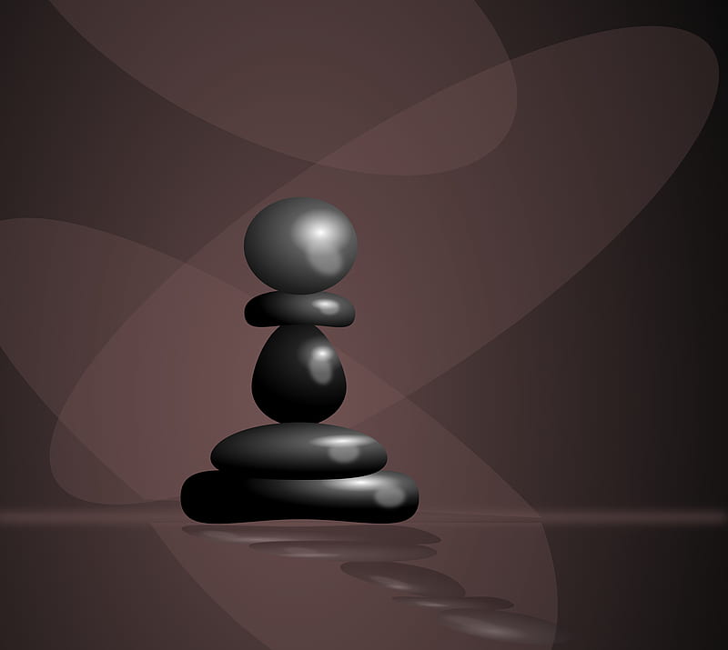 Pawn, black, chess, drawing, game, vector, HD wallpaper