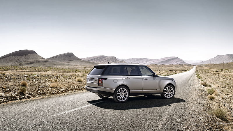 Range Rover On Alone Road, land-rover, concept, carros, offroading, range-rover, road, HD wallpaper