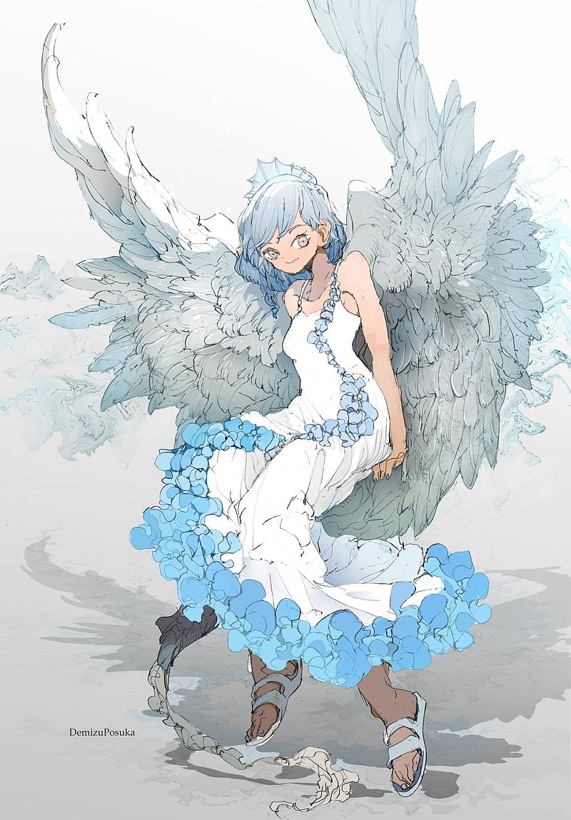 Anime character with wings HD wallpapers | Pxfuel