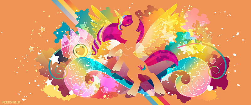 My Little Pony, My Little Pony: A New Generation, Sunny Starscout , Minimalist, HD wallpaper