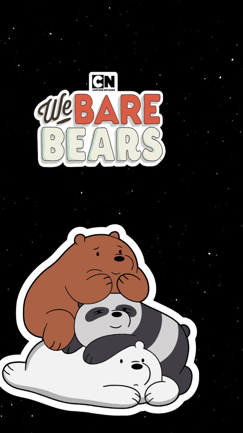 We Bare Bears, bears, love, HD phone wallpaper
