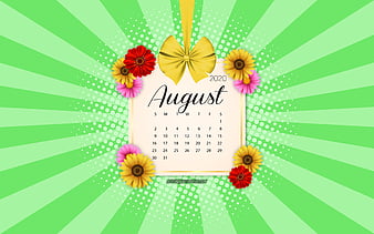 The Summer August 5th Wooden Calendar Background Stock Photo