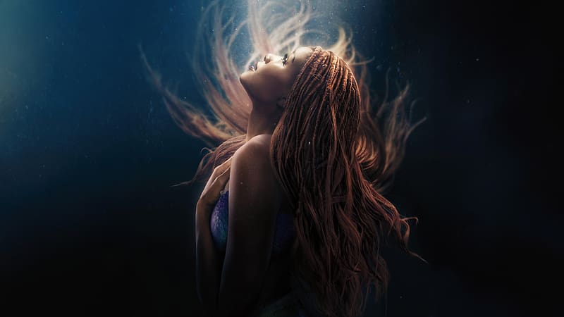 The Little Mermaid Pormotional Poster , the-little-mermaid-2023, the-little-mermaid, 2023-movies, animated-movies, ariel, mermaid, HD wallpaper