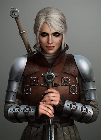 Wallpaper eyes, look, art, the enchantress, Witcher 3: Wild Hunt, Yennefer  of Vengerberg, Yennefer of Vengerberg, violet for mobile and desktop,  section игры, resolution 2480x1816 - download