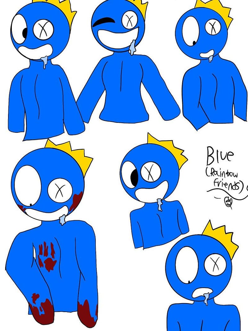 Blue Rainbow Friends Fanart