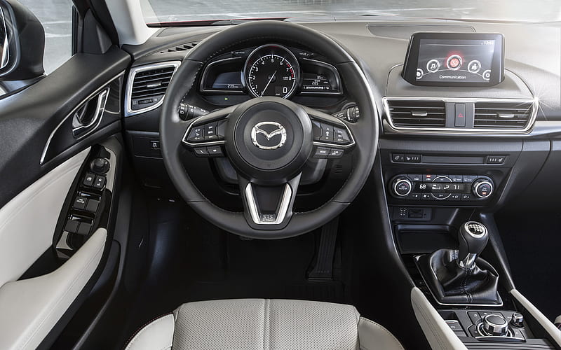  Mazda3 interior, autos 2018, tablero, Mazda 3, autos japoneses, Mazda, Fondo de pantalla HD |  Picopx