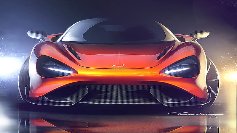 McLaren 765LT Concept Art 2020 2, HD wallpaper