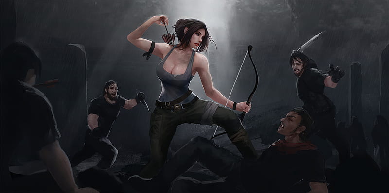 Tomb Raider Art, tomb-raider, lara-croft, artwork, artwork, digital-art, artstation, HD wallpaper