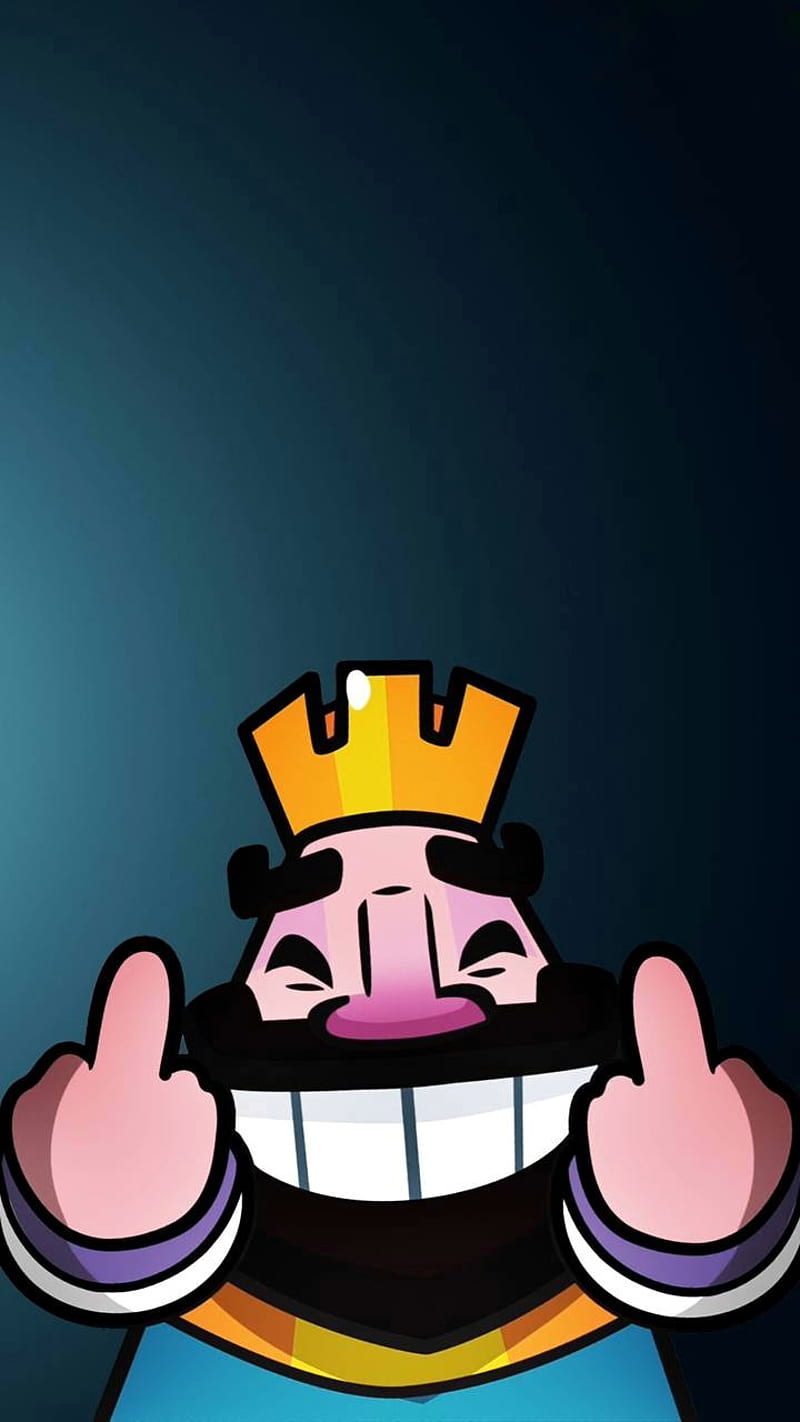 Savage King, clash, clash of clans, clash royale, coc, games, king of towers, mobile game, royal, troll king, HD phone wallpaper