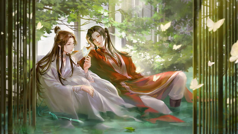 Hu Cheng And Xie In Pond, Chinese Couple, HD wallpaper