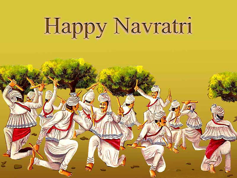 Happy Navratri Garba, HD wallpaper