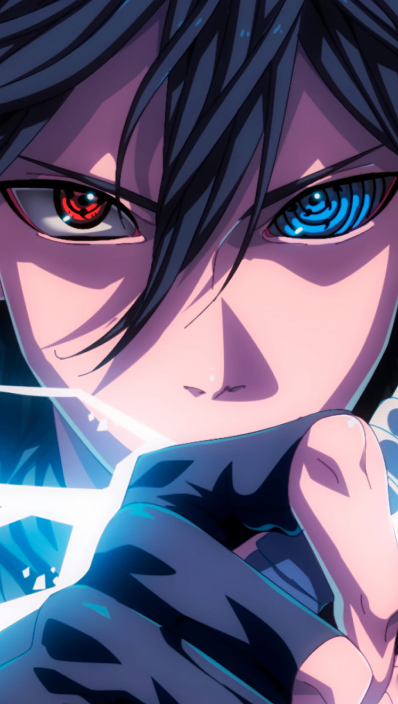 Sasuke Sharingan Rinnegan Eyes Lightning Anime Ultra, HD phone wallpaper
