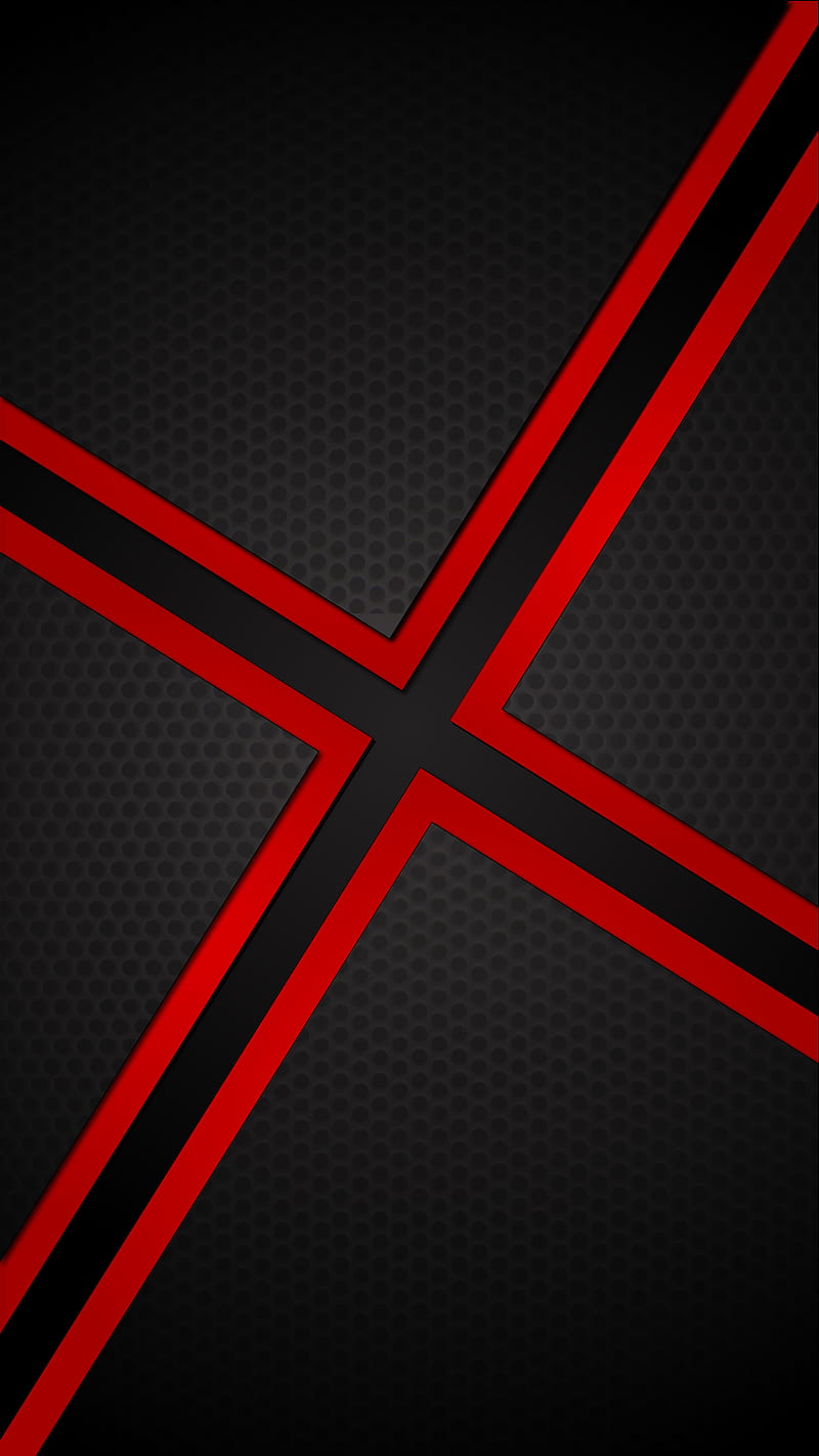 RED CROSS, black, cut, metal, plus, red and black, HD phone wallpaper ...