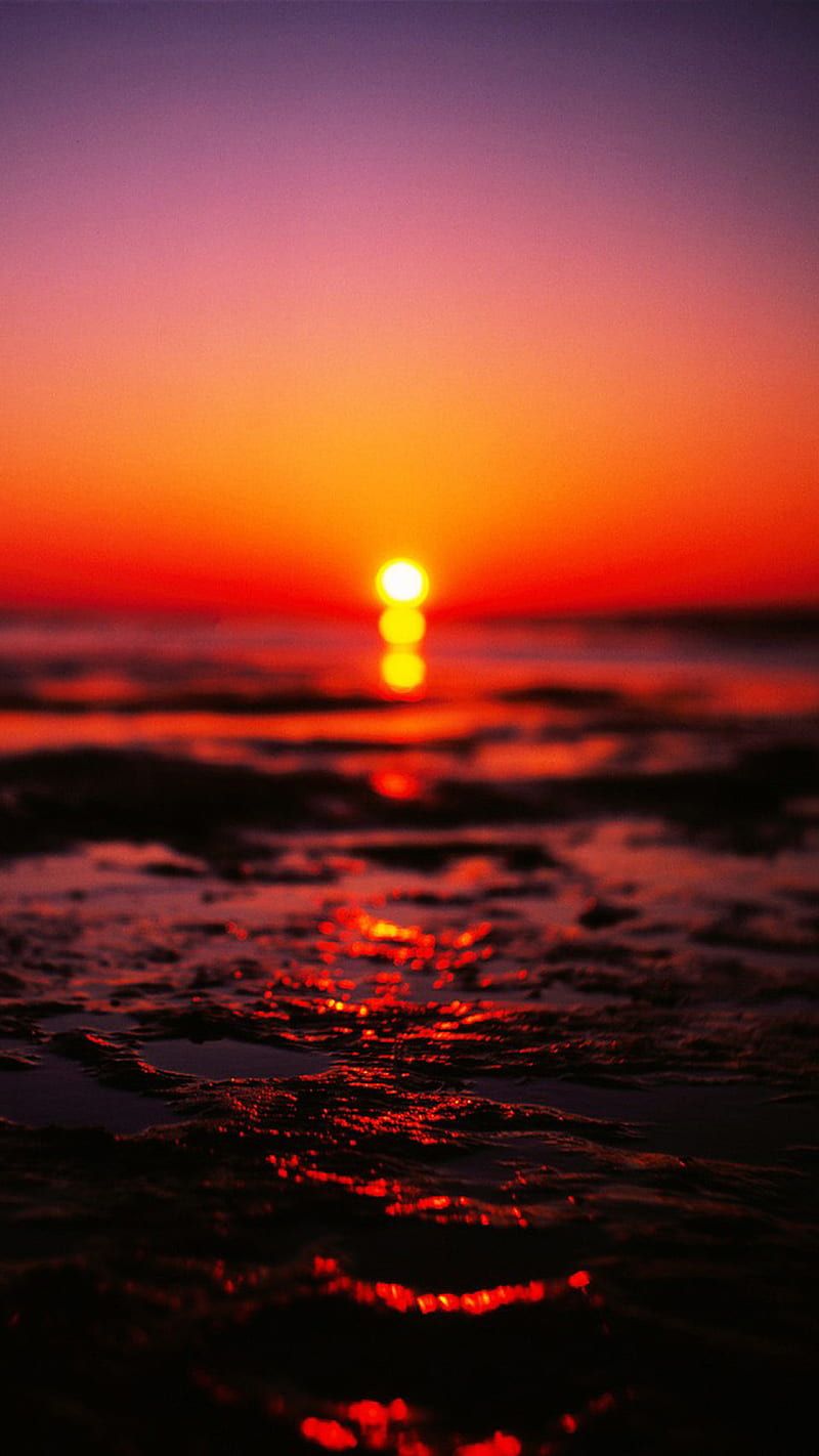 Beautiful Sunset nature, nice, sea, sky, sunrise, view, HD phone wallpaper