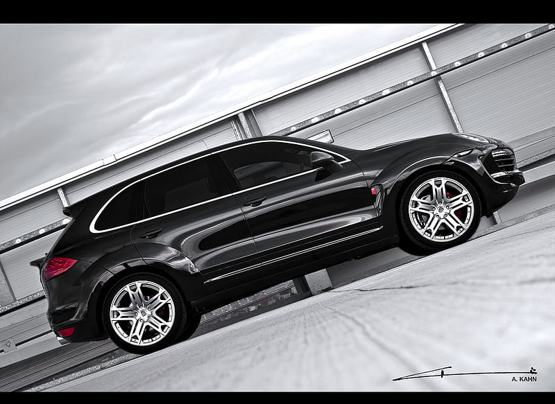 2012 Project Kahn Porsche Cayenne Wide Track - Side, car, HD wallpaper