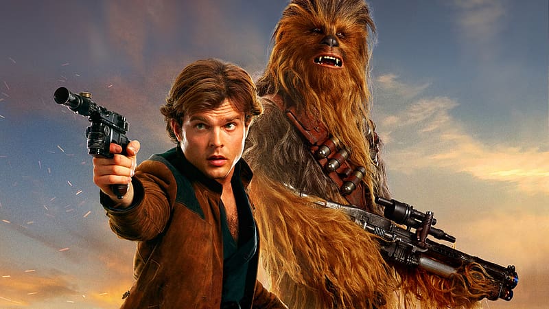 Star Wars, Movie, Chewbacca, Han Solo, Alden Ehrenreich, Solo: A Star Wars Story, HD wallpaper