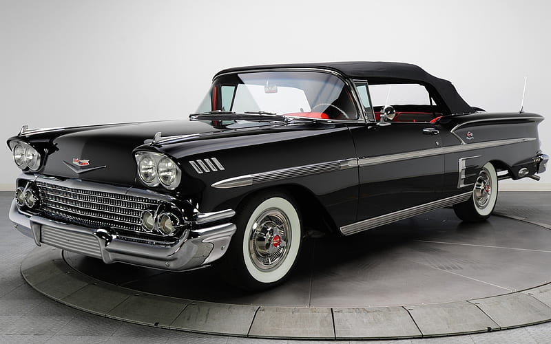 1958-chevrolet-impala, 1958, impala, car, chevrolet, HD wallpaper