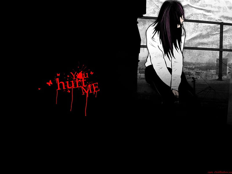 You Hurt Me Emo Girl . High Definition, Cute Emo Girl HD wallpaper | Pxfuel
