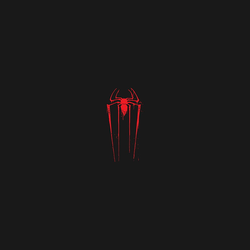 Spiderman logo, avengers, infinity war, man, peter parker, spider, HD phone wallpaper