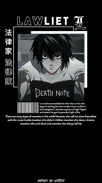 2224x1668px, free download, HD wallpaper: L alphabet art, Death Note,  Ryuzaki, decoration, illustration