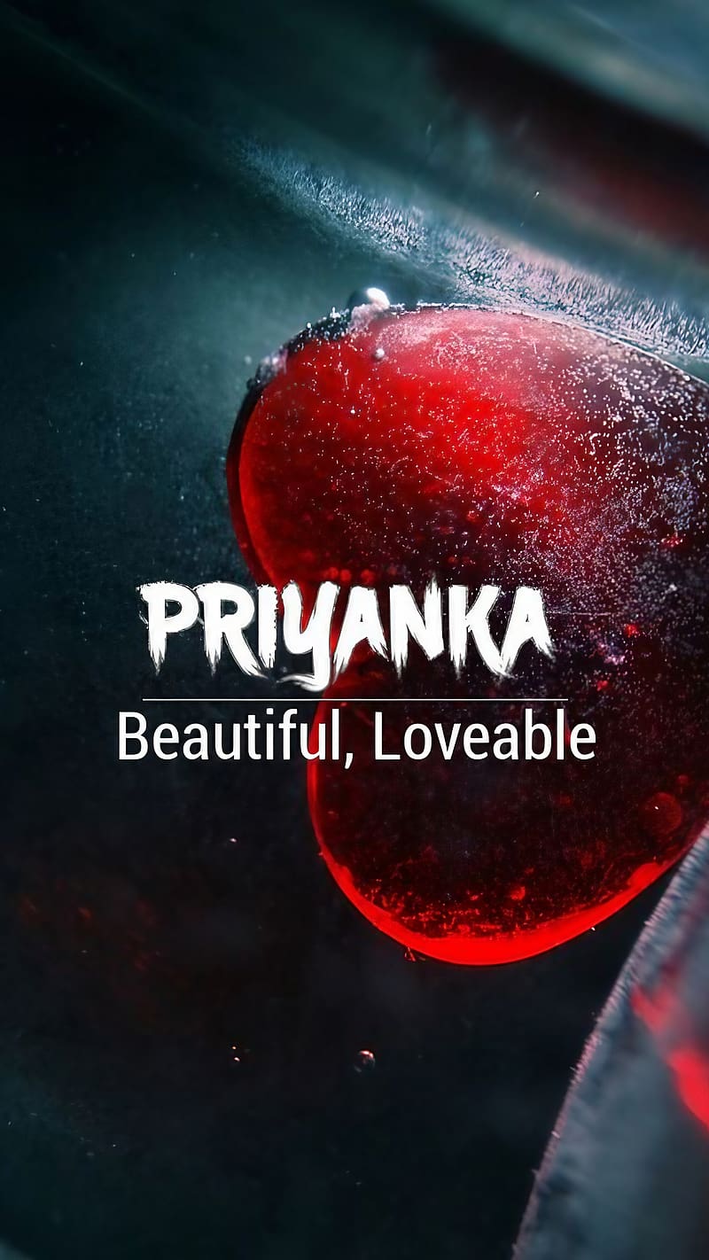 Priyanka Name, heart, name, HD phone wallpaper | Peakpx