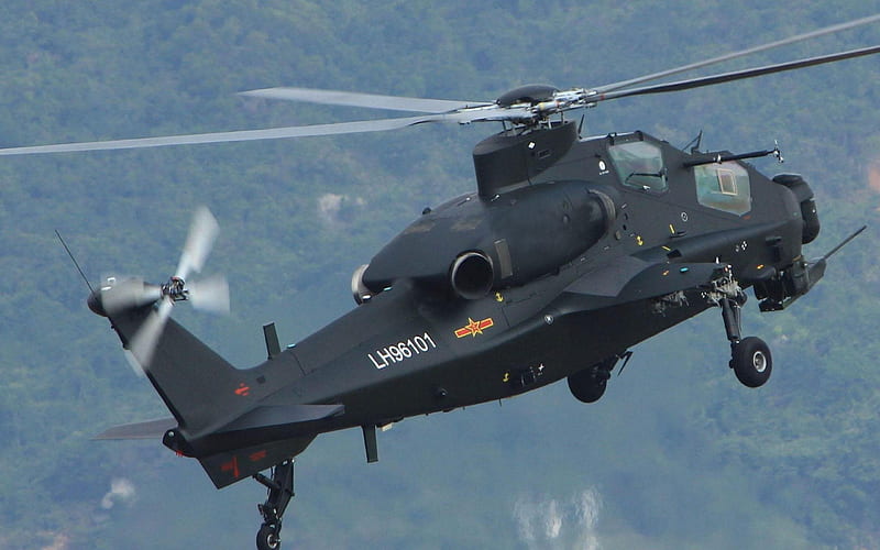 Caic Wz 10 Attack Helicopter China 3-2012 military Featured, HD wallpaper