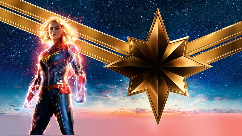 2019 New Captain Marvel Poster, HD wallpaper