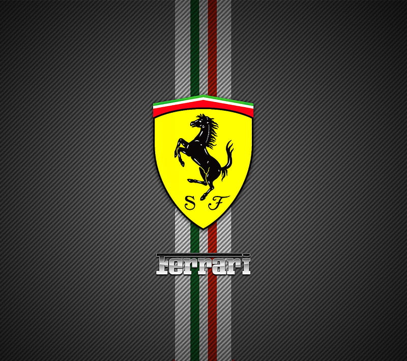 Ferrari, auto, car, emblem, logo, HD wallpaper