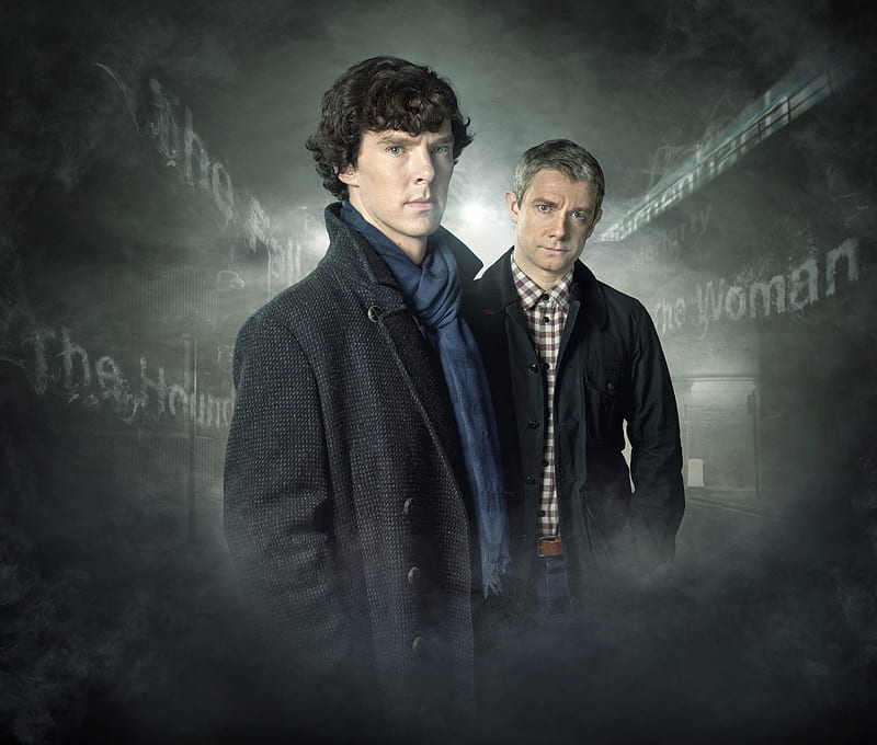Sherlock Holmes, Sherlock, Benedict Cumberbatch, Dr. Watson, Martin man, HD  wallpaper | Peakpx