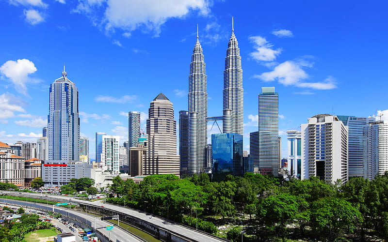 Petronas Towers skyscrapers, Asia, Kuala Lumpur, Malaysia, HD wallpaper |  Peakpx