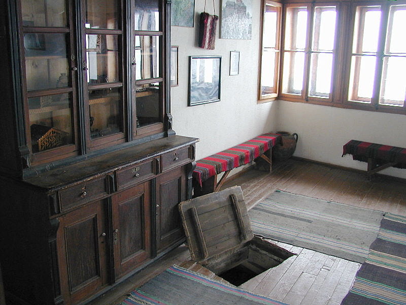 Inside the Glojenski monastery, house, graphy, window, room, old, bulgaria, wood, light, HD wallpaper