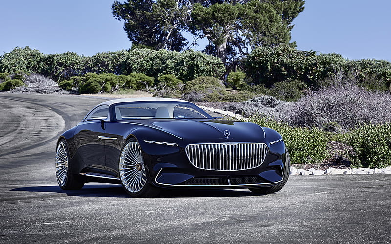 Mercedes-Benz Vision Maybach 6, 2018, Cabriolet Concept, Luxury cars, blue cabriolets, Mercedes, HD wallpaper