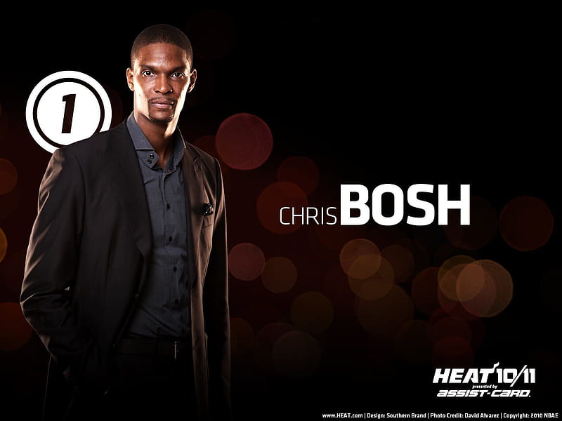 Miami Heat 1011 Bosh, HD wallpaper