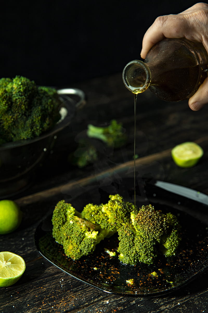 person pouring cola on broccoli, HD phone wallpaper