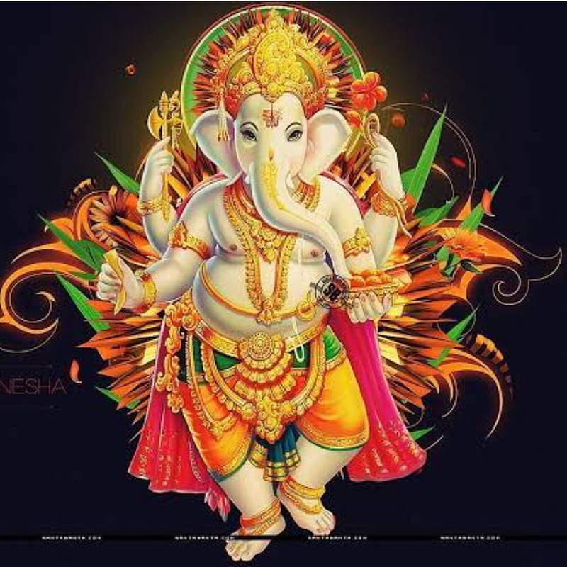 Ganesh, ganesh bhagwan, ganesha, ganpati, ganpati bapa, god, lambodar, lord, lord ganesh, lord ganesha, HD phone wallpaper