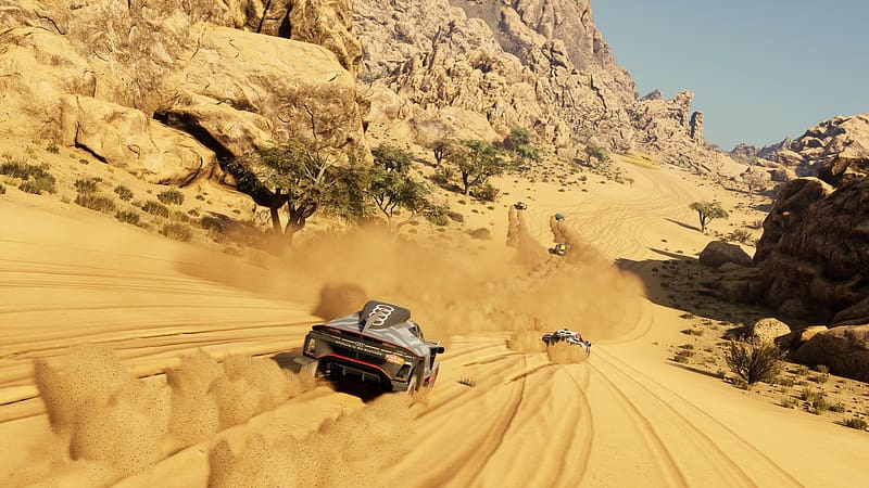 Dakar Desert Rally, racing online game, gameshot, cars, HD wallpaper