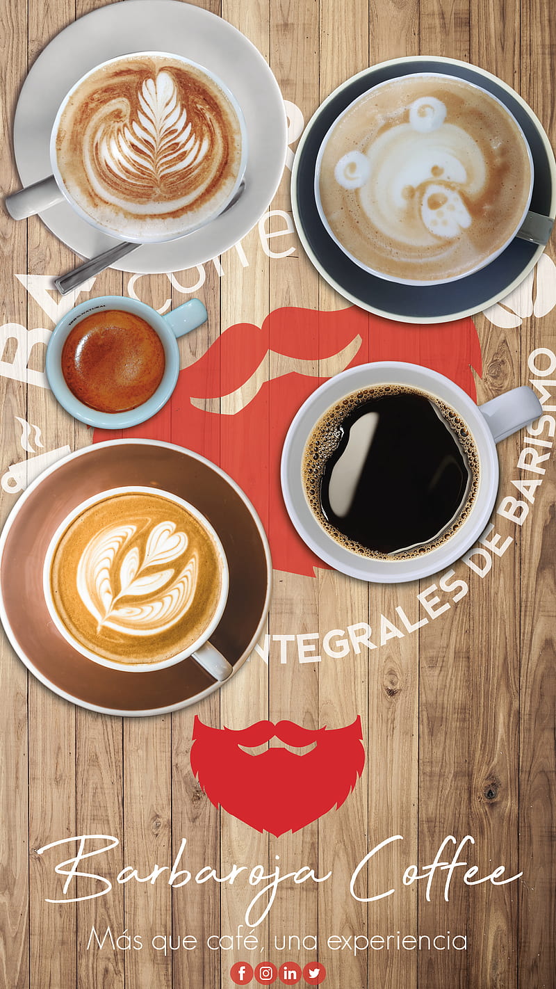 Barbarojacoffee 2019, coffee, barista, ecuador, cafe, capuccino, espresso, artelatte, new, HD phone wallpaper