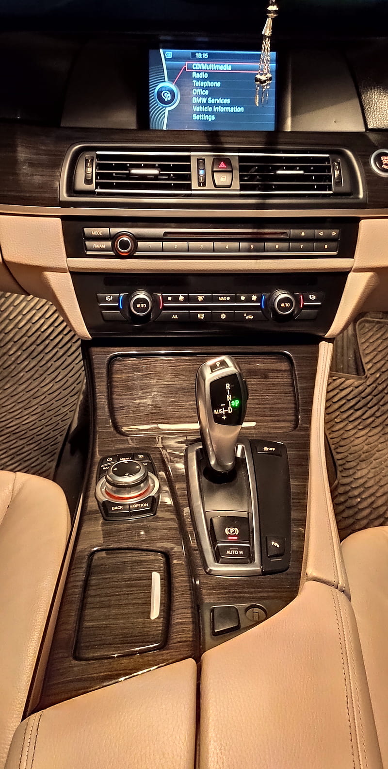 BMW , 5 series, automatic, car, console, f10, interior, HD phone wallpaper