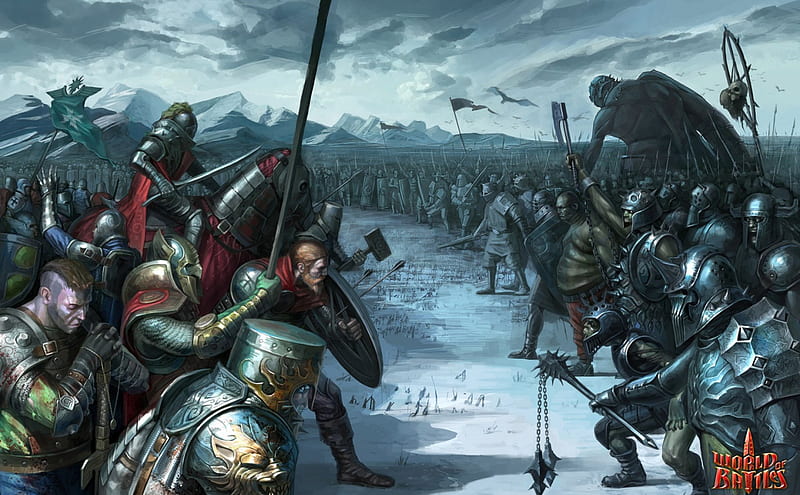 Knight Battle, medieval knight, knights, knight vs knight, HD wallpaper