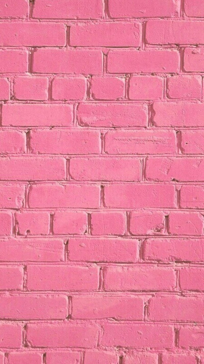 Brick, pink, texture, walls, HD phone wallpaper