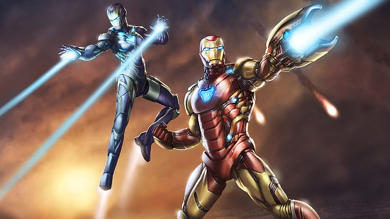 Iron Man And Pepper Rescue Suit, iron-man, superheroes, marvel, artstation,  HD wallpaper | Peakpx