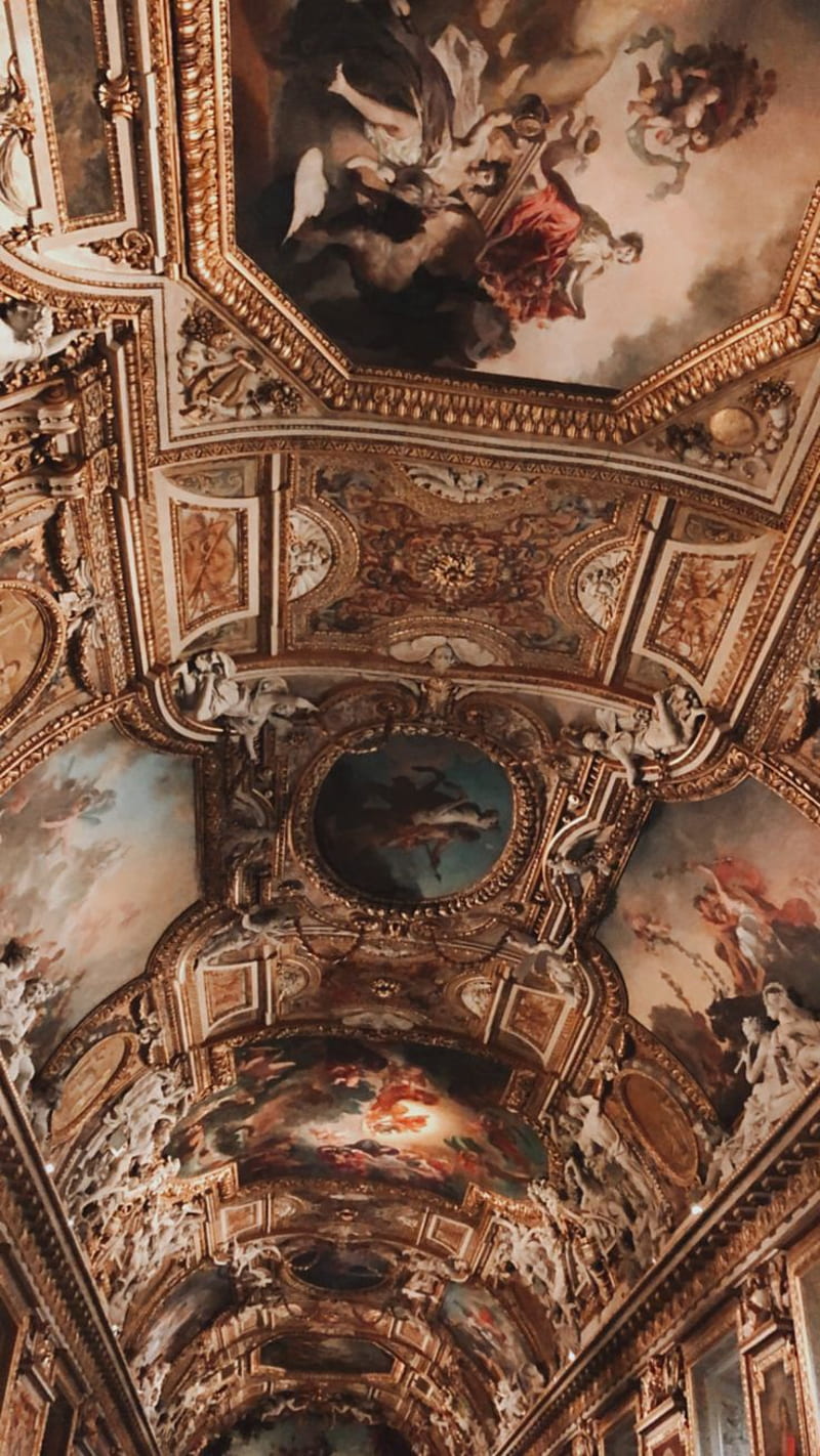 Louvre Museum. Aesthetic art, Baroque architecture, Architecture, HD phone wallpaper