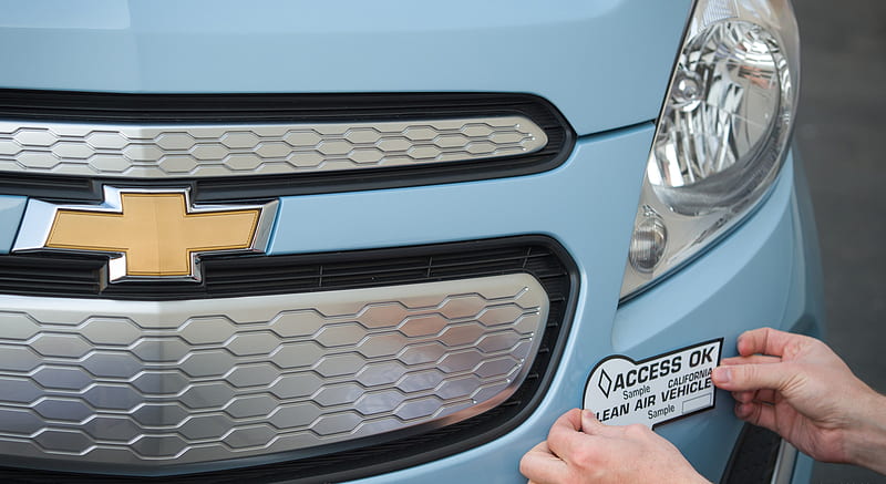 2014 Chevrolet Spark EV Carpool Access Sticker, HD wallpaper