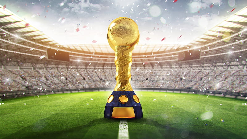 FIFA World Cup Russia 2018 Trophy, fifa-world-cup-russia, 2018-games, games, football, fifa, trophy, HD wallpaper