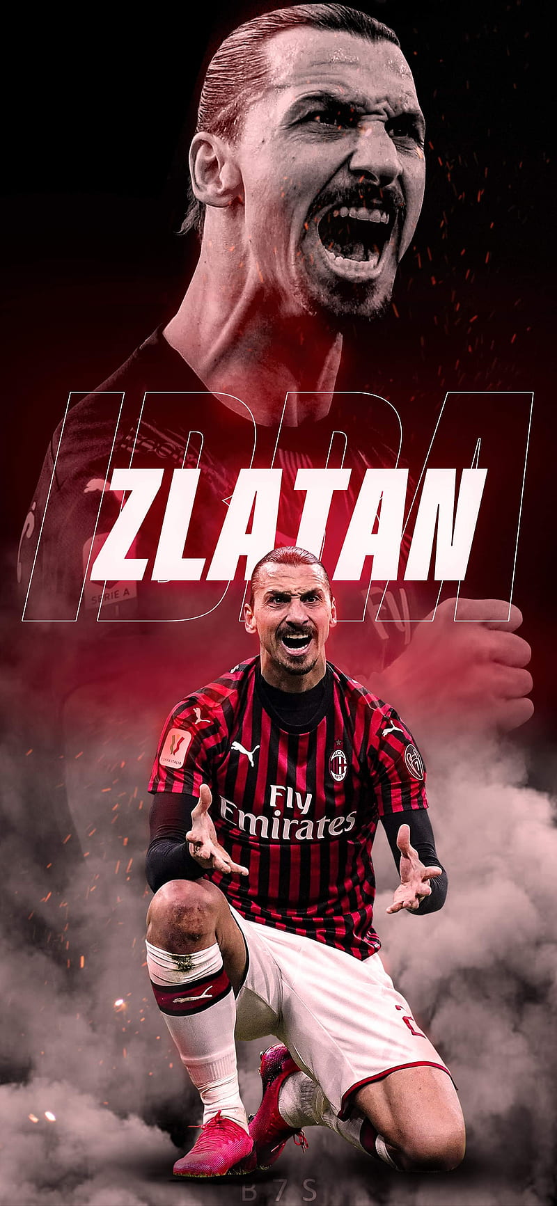 Zlatan Ibrahimovic ac milan football ibra man united milan player  players HD phone wallpaper  Peakpx