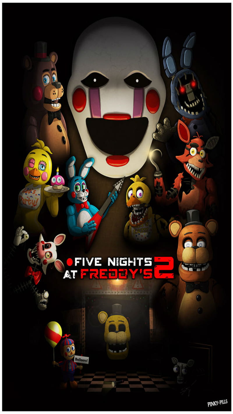 Fnaf 2 minigame Give Life wallpaper for phone :'V