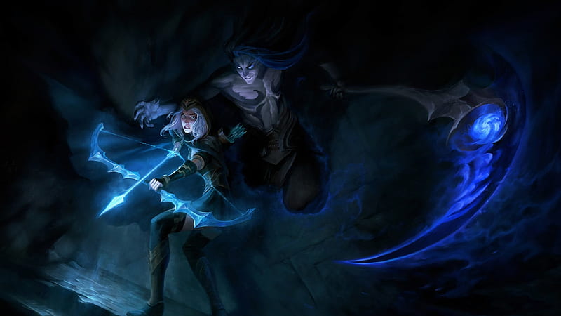 Kayn and Ashe League Of Legends, HD wallpaper