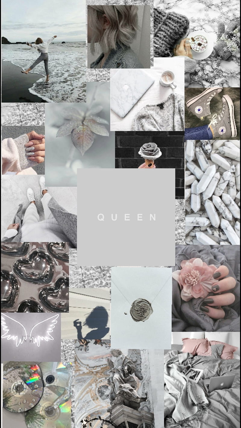 Grey Aesthetic, queen, HD mobile wallpaper