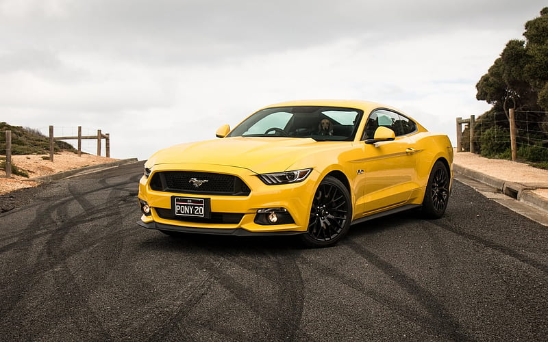 Ford Mustang Sport Car Yellow Mustang American Cars Ford Hd Wallpaper Peakpx